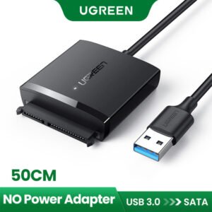 UGREEN ADAPTADOR USB A/ SATA para disco duro energizado