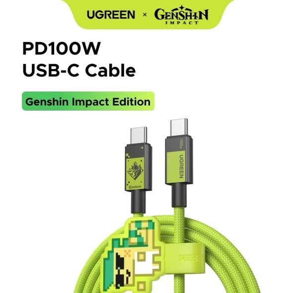 UGREEN CABLE TIPO C/ TIPO C 100W GENSHIN IMPACT