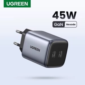 UGREEN CARGADOR NEXODE 45W DOBLE TIPO C