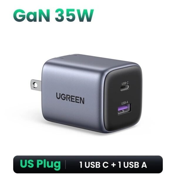 UGREEN CARGADOR 35W DOBLE PUERTO