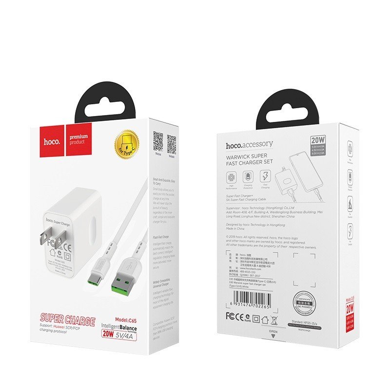 HOCO CARGADOR 20W REMATE