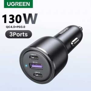 17652736816779jh2rpmo7w3wtpn8 UGREEN CARGADOR PARA AUTO 130W