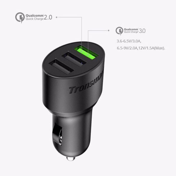 TRONSMART CARGADOR PARA AUTO 30W