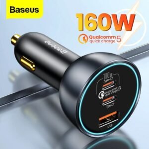 BASEUS CARGADOR PARA AUTO 160W