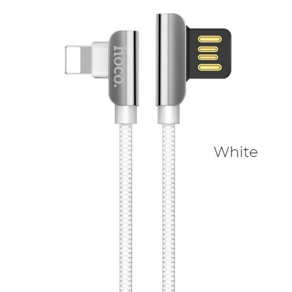 HOCO CABLE USB A/ LIGHTNING DOBLADO