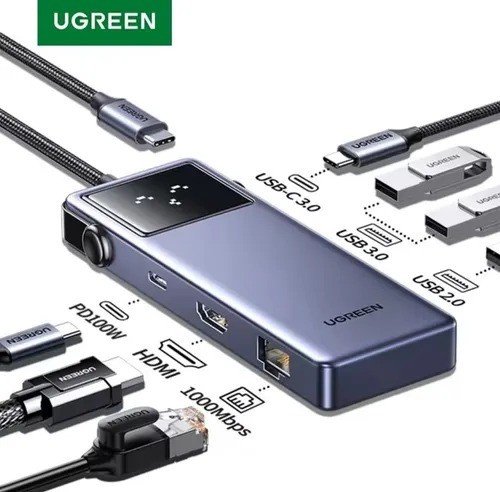 UGREEN HUB TIPO C 7 EN 1 ROBOT