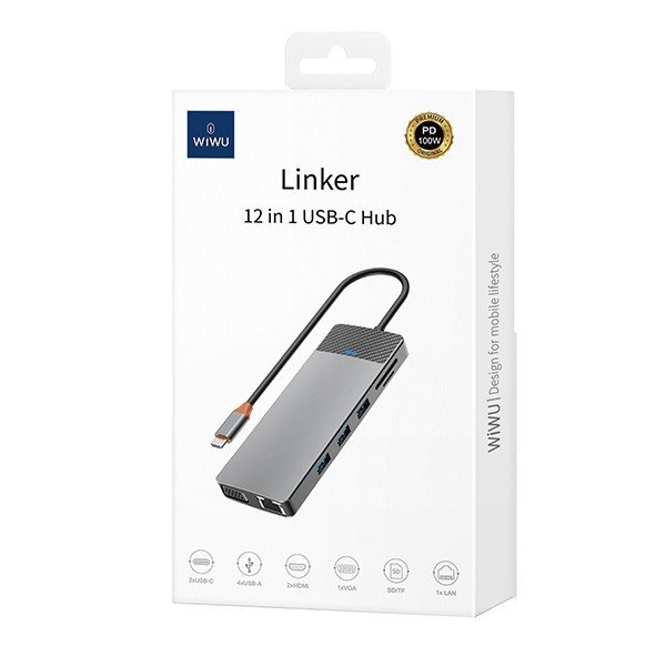 HOCO HUB TIPO C 12 EN 1