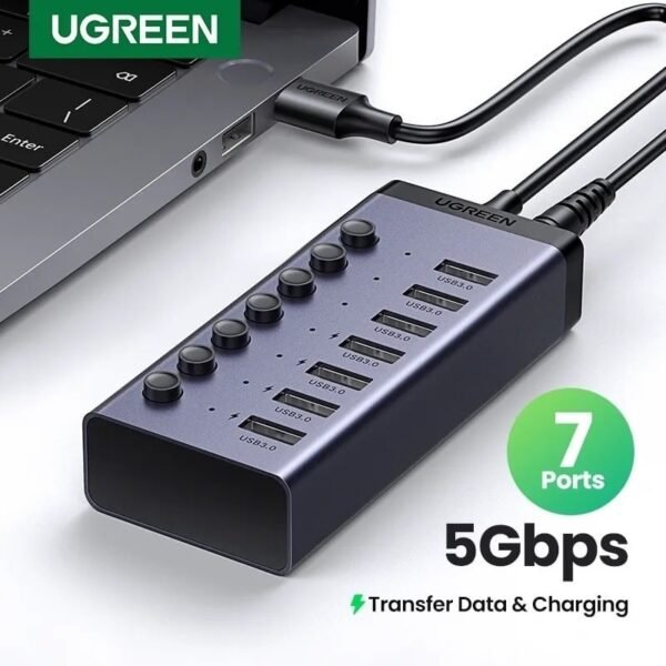 UGREEN HUB USB A 7 EN 1