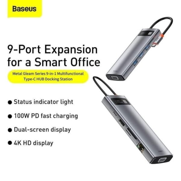 BASEUS HUB TIPO C 9 EN 1