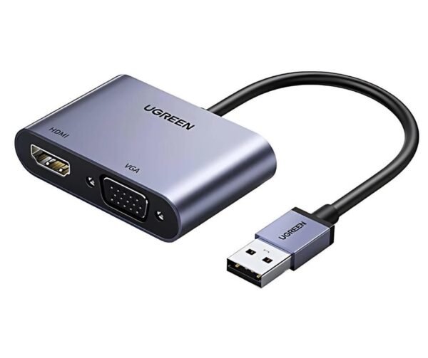 UGREEN ADAPTADOR USB A/ HDMI/ VGA