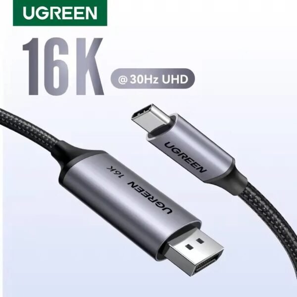 UGREEN CABLE TIPO C/ DISPLAYPORT 16K 1.5M