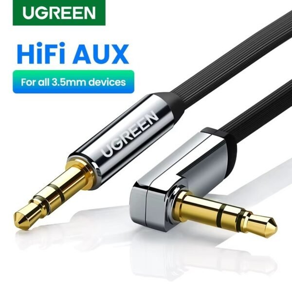 UGREEN CABLE AUXILIAR DOBLADO PLANO