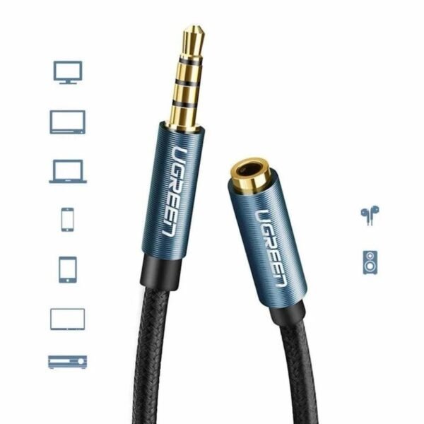 UGREEN CABLE AUXILIAR EXTENSION 3 POLOS