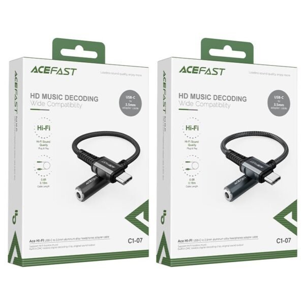 ACEFAST ADAPTADOR TIPO C/ AUX