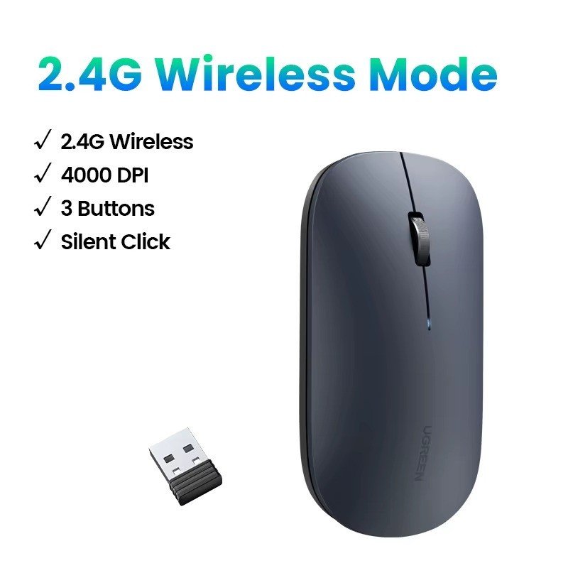 UGREEN MOUSE SLIM INALAMBRICO REMATE