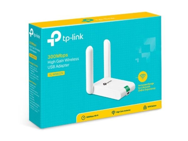 TP LINK ADAPTADOR WIFI PARA COMPUTADORA CON ANTENAS