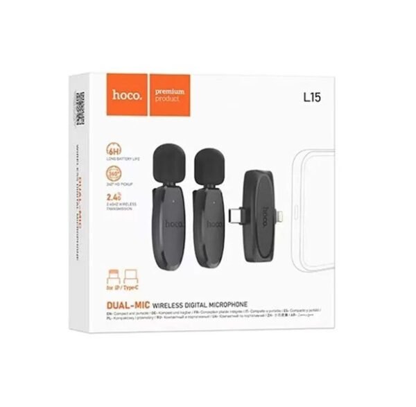 HOCO MICROFONO INALAMBRICO DUAL