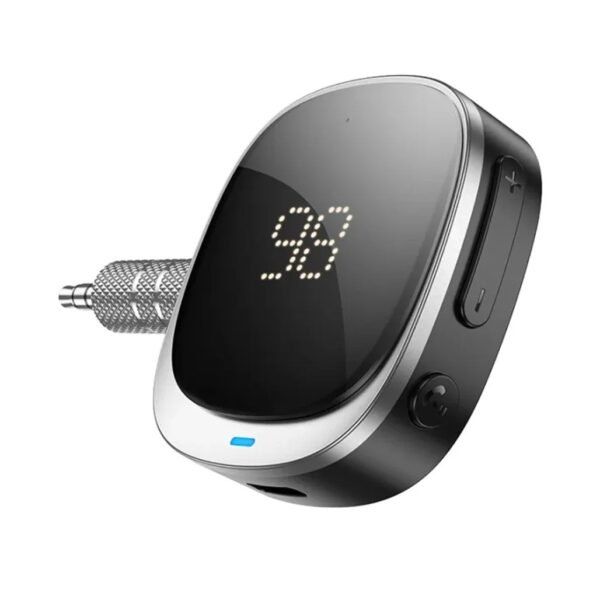 HOCO RECEPTOR BLUETOOTH 5.0 CON PANTALLA RECARGABLE