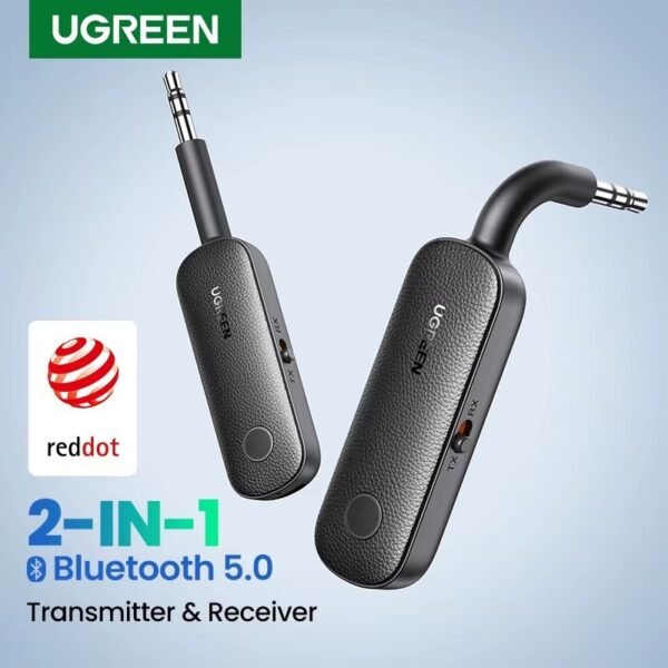 UGREEN RECEPTOR Y TRANSMISOR BLUETOOTH 5.0