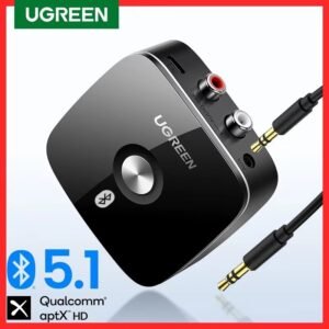 UGREEN RECEPTOR BLUETOOTH AUX RCA ENERGIZADO