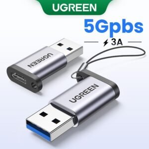 UGREEN ADAPTADOR USB A MACHO/ TIPO C HEMBRA