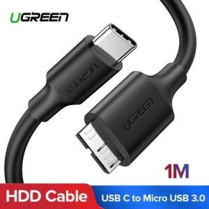 UGREEN CABLE TIPO C / MICRO B para disco duro