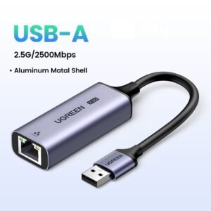 UGREEN ADAPTADOR USB A/ ETHERNET 2.5G