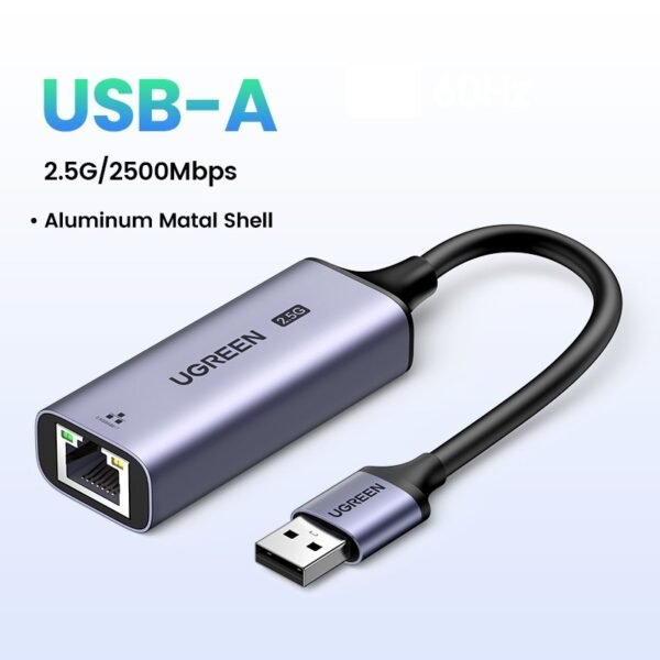 UGREEN ADAPTADOR USB A/ ETHERNET 2.5G
