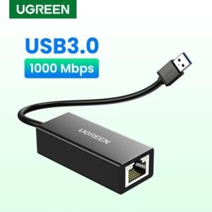 UGREEN ADAPTADOR USB A/ ETHERNET 1000MBPS