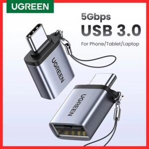 UGREEN ADAPTADOR TIPO C/ USB A HEMBRA OTG METAL