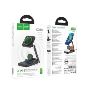 HOCO CARGADOR INALAMBRICO MAGSAFE PARA IPHONE WATCH AIRPODS modelo 3