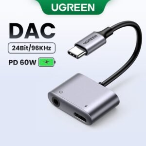 UGREEN ADAPTADOR TIPO C/ AUX* TIPO C