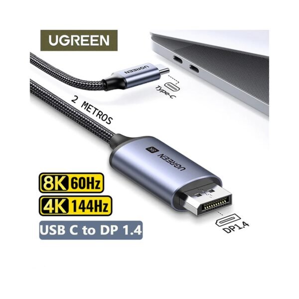 UGREEN CABLE TIPO C/ DISPLAYPORT 8K