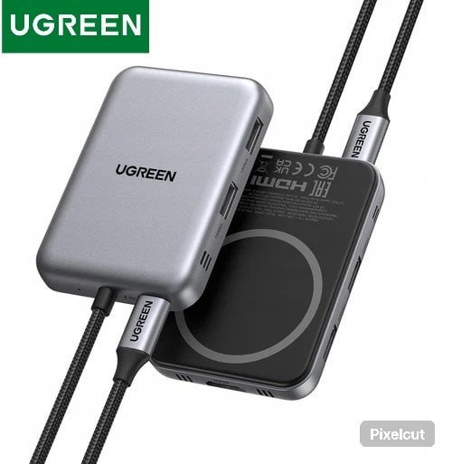 UGREEN HUB TIPO C 7 EN 1 MAGSAFE MAGNETICO