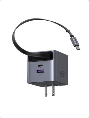 17701883838885qykzlwefa8qhl2h UGREEN CARGADOR NEXODE 45W CON CABLE RETRACTIL