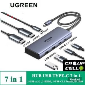 UGREEN HUB TIPO C 7 EN 1 MODELO 2