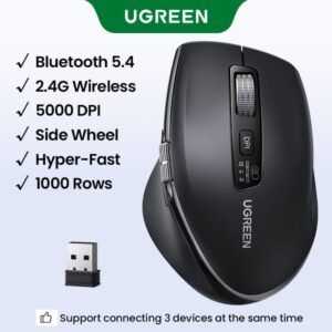UGREEN MOUSE BLUETOOTH WIRELESS SCROLL METALICO