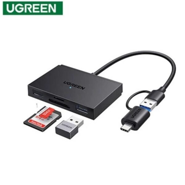 UGREEN HUB USB A/ TIPO C LECTOR DE TARJETAS