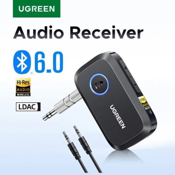 UGREEN RECEPTOR BLUETOOTH 6.0 HIRES RECARGABLE