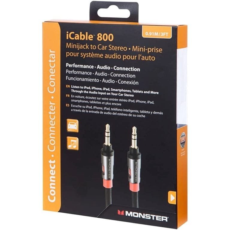 Monster cable auxiliar 2m remate