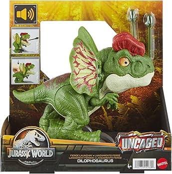 MATTEL JURASSIC WORLD CON SONIDO LANZA DARDO JUGUETE
