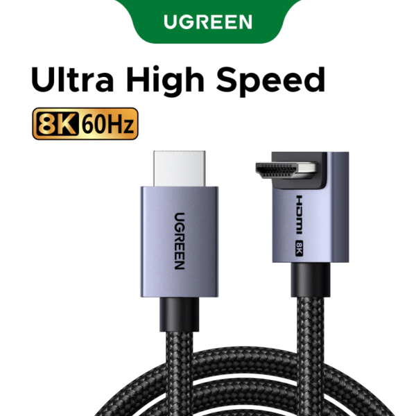 UGREEN CABLE HDMI 2.1 8K CONECTOR DOBLADO 3M